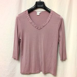 Rose Pink Winter Silks Women's Blouse